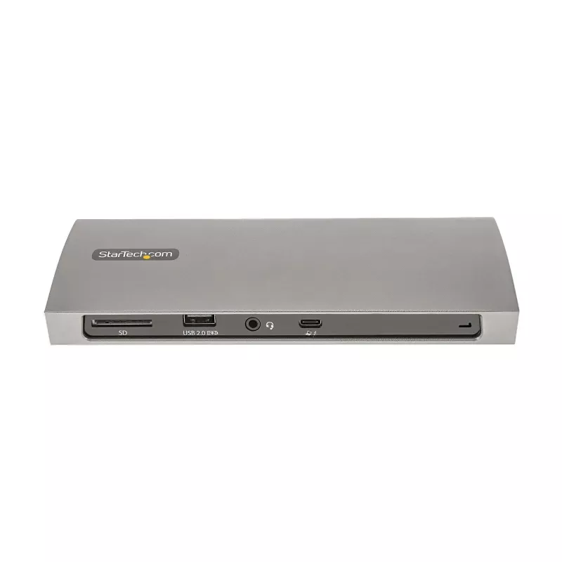 StarTech.com Thunderbolt 4 Dock, 96W Power Delivery, Einzel 8K/Dual Monitor 4K 60Hz, 3xTB4/USB4 Anschlüsse, 4xUSB-A, SD, GbE, Thunderbolt 4 Dockingstation für Windows oder TB3 MacBook, 0,8m Kabel