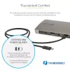 StarTech.com Thunderbolt 4 Dock, 96W Power Delivery, Einzel 8K/Dual Monitor 4K 60Hz, 3xTB4/USB4 Anschlüsse, 4xUSB-A, SD, GbE, Thunderbolt 4 Dockingstation für Windows oder TB3 MacBook, 0,8m Kabel