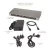 StarTech.com Thunderbolt 4 Dock, 96W Power Delivery, Einzel 8K/Dual Monitor 4K 60Hz, 3xTB4/USB4 Anschlüsse, 4xUSB-A, SD, GbE, Thunderbolt 4 Dockingstation für Windows oder TB3 MacBook, 0,8m Kabel