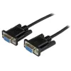 StarTech.com 1m Schwarz DB9 RS232 Serielles Nullmodem-Kabel F/F