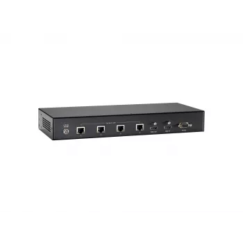 AV-Sender LevelOne HDMI über Cat.5 Sender HDBaseT 100m 4-Kanal-Ausgänge