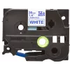 Etikettenband Brother TZe263 36 mm Blau auf Weiß