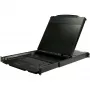 StarTech.com Dual-Rail-Rackmount-KVM-Konsole HD 1080p – Einzelanschluss DVI/VGA KVM mit 17-Zoll-LCD-Monitor für Serverschrank – Voll ausgestattete 1HE-LCD-KVM-Schublade mit Kabeln – USB-Unterstützung – 44230 MTBF