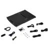 StarTech.com Dual-Rail-Rackmount-KVM-Konsole HD 1080p – Einzelanschluss DVI/VGA KVM mit 17-Zoll-LCD-Monitor für Serverschrank – Voll ausgestattete 1HE-LCD-KVM-Schublade mit Kabeln – USB-Unterstützung – 44230 MTBF