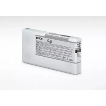 Epson T9137 Hellschwarz Tintenpatrone (200 ml), Standardkapazität, Hellschwarz, Pigmenttinte, 200 ml, 1 Stk.