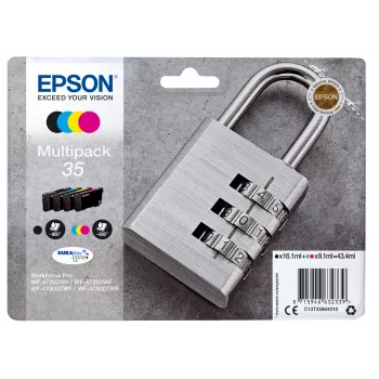 Epson Padlock Multipack 4-farbig 35 DURABrite Ultra Ink