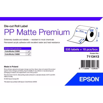 Selbstklebendes Druckeretikett Epson 7113413 Weiß 7,6 x 5,1 cm
