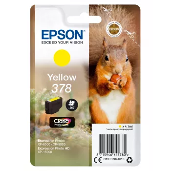 Patrone Epson 378 Gelb 360 Seiten Tinte C13T37844010