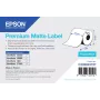 Epson Premium Matt Etikett - Endlosrolle: 105 mm x 35 m, Weiß, Selbstklebendes Druckeretikett, Endlosetikett, Acryl, Permanent, Matt