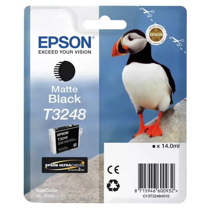 Tintenpatrone Epson T3248 Mattschwarz