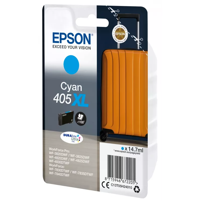 Epson 405XL Tintenpatrone 1 Stk. Original Hohe (XL) Reichweite Cyan