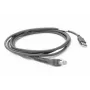 Zebra CBA-U21-S07ZBR serielles Kabel Schwarz 2,1 m USB EAS