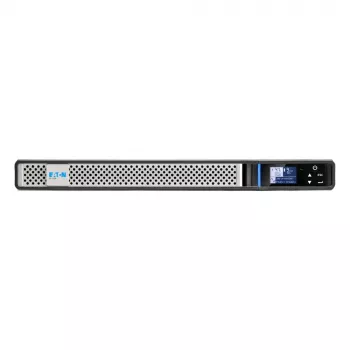 Eaton 5P 1150iR Gen 2 5P1150IRNG2 Line-Interactive-USV, 1150 VA (1,15 kVA), 920 W, 6 Ausgänge, Rack 1U 19", 9 Ah, RS-232, USB, Network Card-MS, Schwarz/Silber