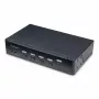 StarTech.com 4-Port DisplayPort KVM-Switch, Einzelner 4K 60Hz Monitor, 6x USB-Anschlüsse, Tasten- & Hotkey-Umschaltung, DisplayPort 1.2, betriebssystemunabhängig, TAA-konform