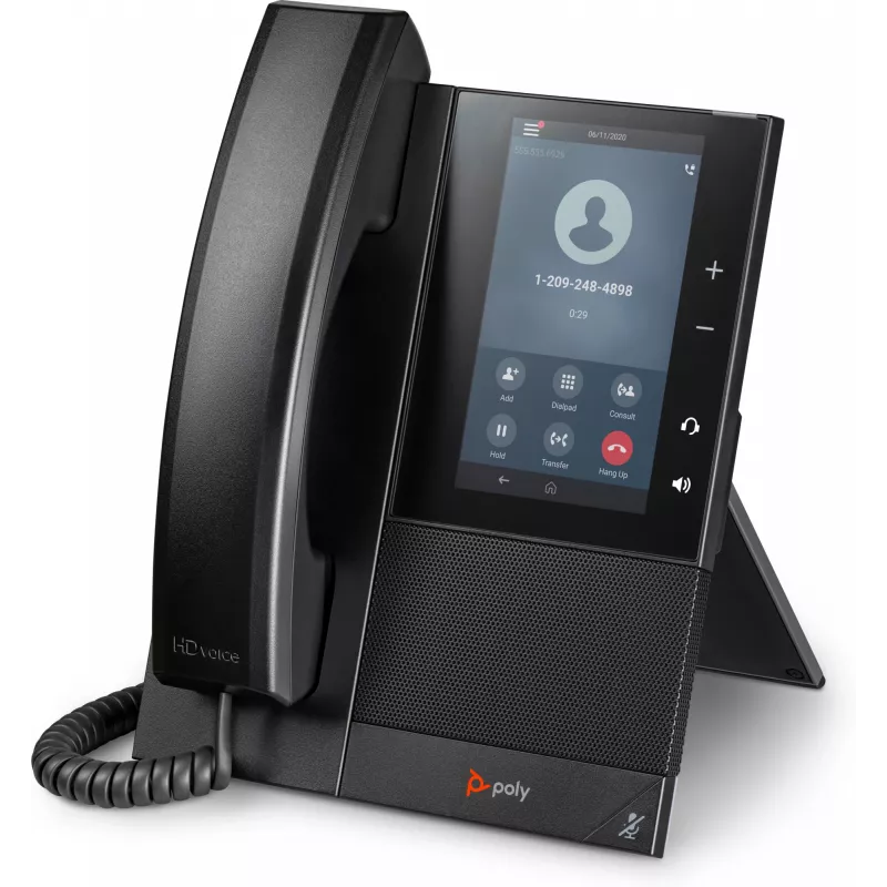 HP Poly CCX 500 Business Media Phone mit Open SIP und PoE-fähig