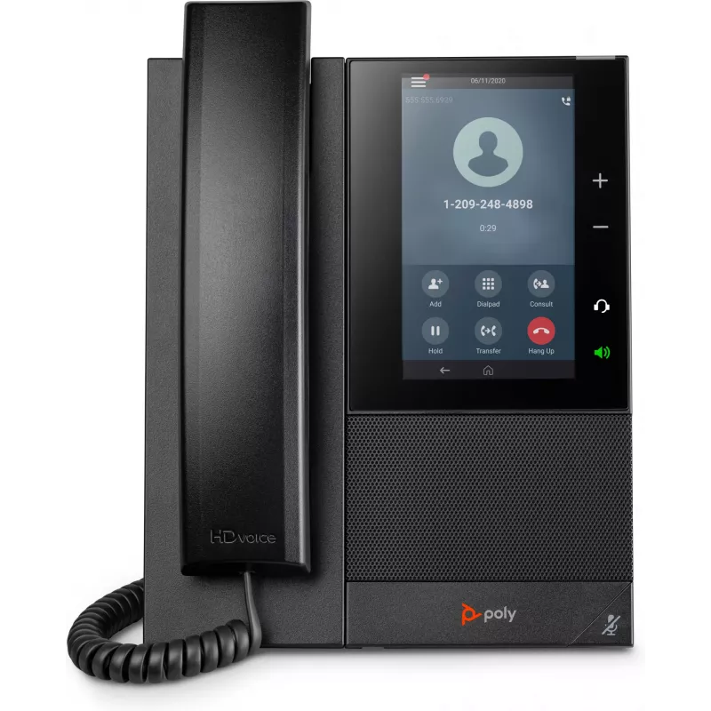 HP Poly CCX 500 Business Media Phone mit Open SIP und PoE-fähig