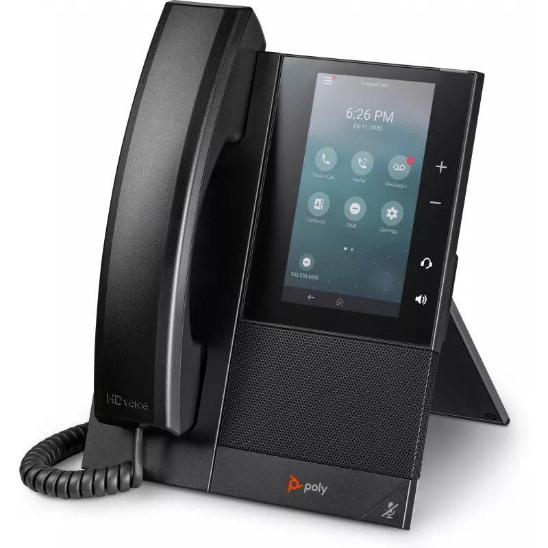 HP Poly CCX 500 Business Media Phone mit Open SIP und PoE-fähig
