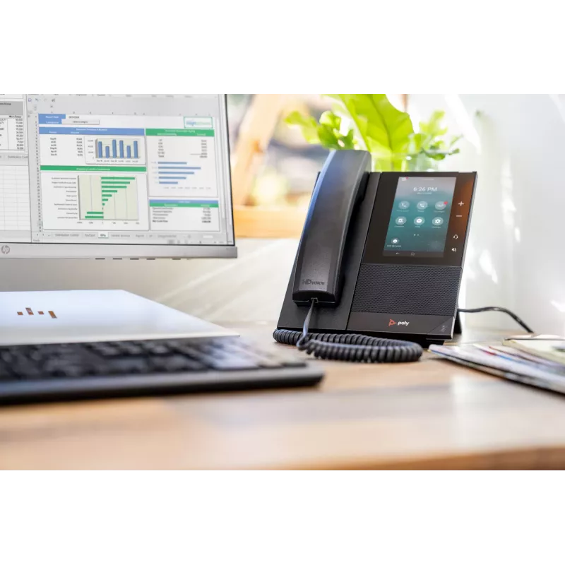 HP Poly CCX 500 Business Media Phone mit Open SIP und PoE-fähig
