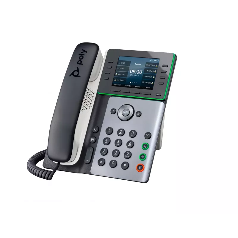 HP Poly Edge E300 IP-Telefon und PoE-fähig, IPS, 320 x 240 Pixel, 4:3, HTTPS, ENERGY STAR, EAC, Federal Communications Commission (FCC), CE