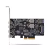 StarTech.com 5-Port USB PCIe-Karte, USB 3.2 10 Gbit/s, PCI Express-Karte mit 4x USB-C-Anschlüssen, 1x interner USB-A-Anschluss, USB PCIe-Controller-Karte, Windows/macOS/Linux
