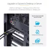 StarTech.com 5-Port USB PCIe-Karte, USB 3.2 10 Gbit/s, PCI Express-Karte mit 4x USB-C-Anschlüssen, 1x interner USB-A-Anschluss, USB PCIe-Controller-Karte, Windows/macOS/Linux