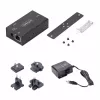 StarTech.com 1-Port Seriell-zu-Ethernet-Adapter, IP-Seriell-Geräteserver für entfernte RS232-Geräte, Wand-/DIN-Schienen-Montage, Metallgehäuse, RJ45-LAN-zu-DB9-Seriell-Konverter