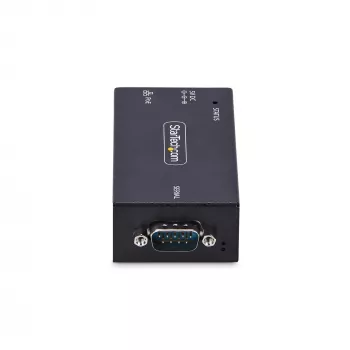 StarTech.com 1-Port Serial zu Ethernet Adapter, 802.3af PoE IP Serieller Geräteserver für entfernte RS232 Geräte, Wand-/DIN-Schienen-montierbar, RJ45 LAN zu DB9 Serieller Konverter, TAA