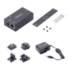 StarTech.com 1-Port Serial zu Ethernet Adapter, 802.3af PoE IP Serieller Geräteserver für entfernte RS232 Geräte, Wand-/DIN-Schienen-montierbar, RJ45 LAN zu DB9 Serieller Konverter, TAA