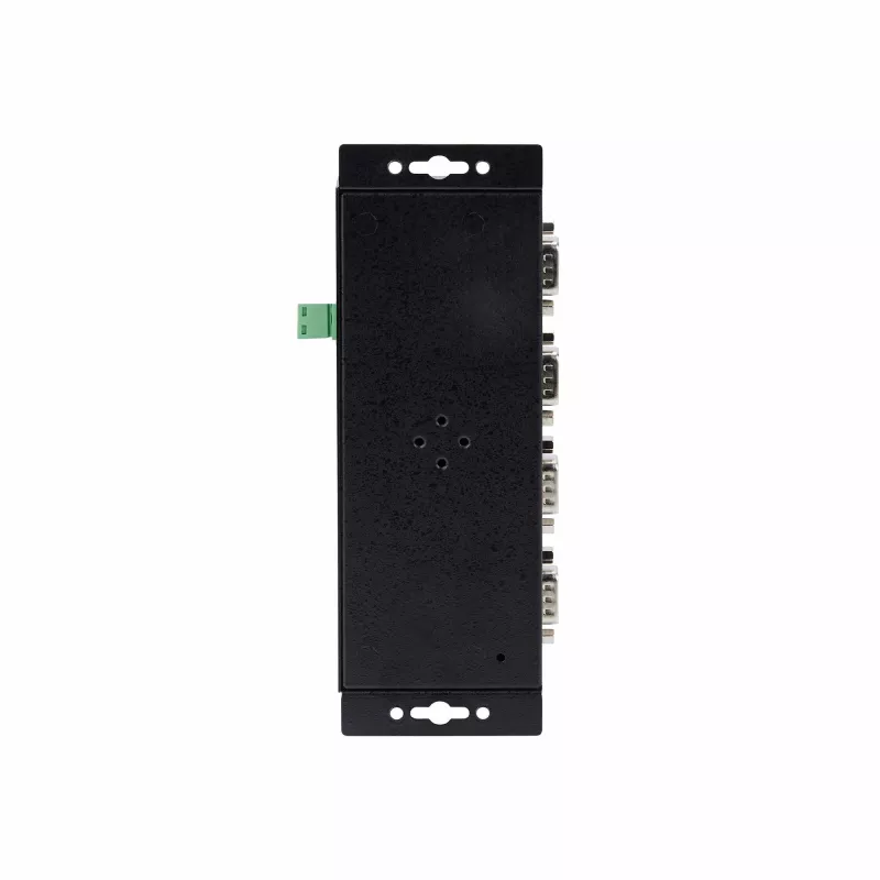 StarTech.com 4-Port Serial zu Ethernet Adapter, IP Serieller Geräteserver für entfernte RS232-Geräte, wand-/hutschienenmontierbar, Metallgehäuse, RJ45 LAN zu DB9 Seriell-Konverter
