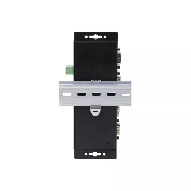 StarTech.com 4-Port Serial zu Ethernet Adapter, IP Serieller Geräteserver für entfernte RS232-Geräte, wand-/hutschienenmontierbar, Metallgehäuse, RJ45 LAN zu DB9 Seriell-Konverter