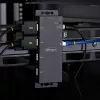 StarTech.com 4-Port Serial zu Ethernet Adapter, IP Serieller Geräteserver für entfernte RS232-Geräte, wand-/hutschienenmontierbar, Metallgehäuse, RJ45 LAN zu DB9 Seriell-Konverter