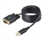 StarTech.com 2m USB-zu-Seriell-Adapterkabel, COM-Erhalt, austauschbare Schrauben/Muttern, USB-A auf DB9 RS232, FTDI IC, ESD-Schutz, Windows/macOS/Linux