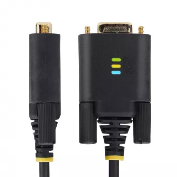 StarTech.com 2m USB-zu-Seriell-Adapterkabel, COM-Erhalt, austauschbare Schrauben/Muttern, USB-A auf DB9 RS232, FTDI IC, ESD-Schutz, Windows/macOS/Linux
