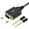 StarTech.com 2m USB-zu-Seriell-Adapterkabel, COM-Erhalt, austauschbare Schrauben/Muttern, USB-A auf DB9 RS232, FTDI IC, ESD-Schutz, Windows/macOS/Linux