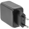 InLine USB PD power supply, GaN charger, 3-port, Dual USB-C + USB-A, 65W