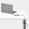 StarTech.com Universelles Laptop-Kabelschloss 2 m, serialisiertes Sicherheitskabel für Notebooks, kompatibel mit Noble Wedge®/Nano/K-Slot; schlüsselloses Kombinationskabel, TAA