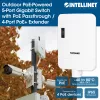 Network Switch Intellinet 509220 Gigabit Ethernet 5 Ports PoE