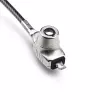 StarTech.com schlank Lock Noble Wedge® Slot kompatibel, 1,5 m Sicherheitskabel, Tisch-Diebstahlschutz für Laptop/Notebook, schnittfestes Stahlkabel, Schlüsselschloss