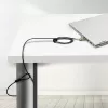 StarTech.com schlank Lock Noble Wedge® Slot kompatibel, 1,5 m Sicherheitskabel, Tisch-Diebstahlschutz für Laptop/Notebook, schnittfestes Stahlkabel, Schlüsselschloss