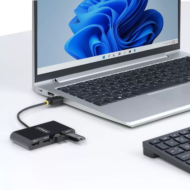 StarTech.com ST4200MINI2-USB-HUB Schnittstellen-Hub USB 2.0 480 Mbit/s Schwarz