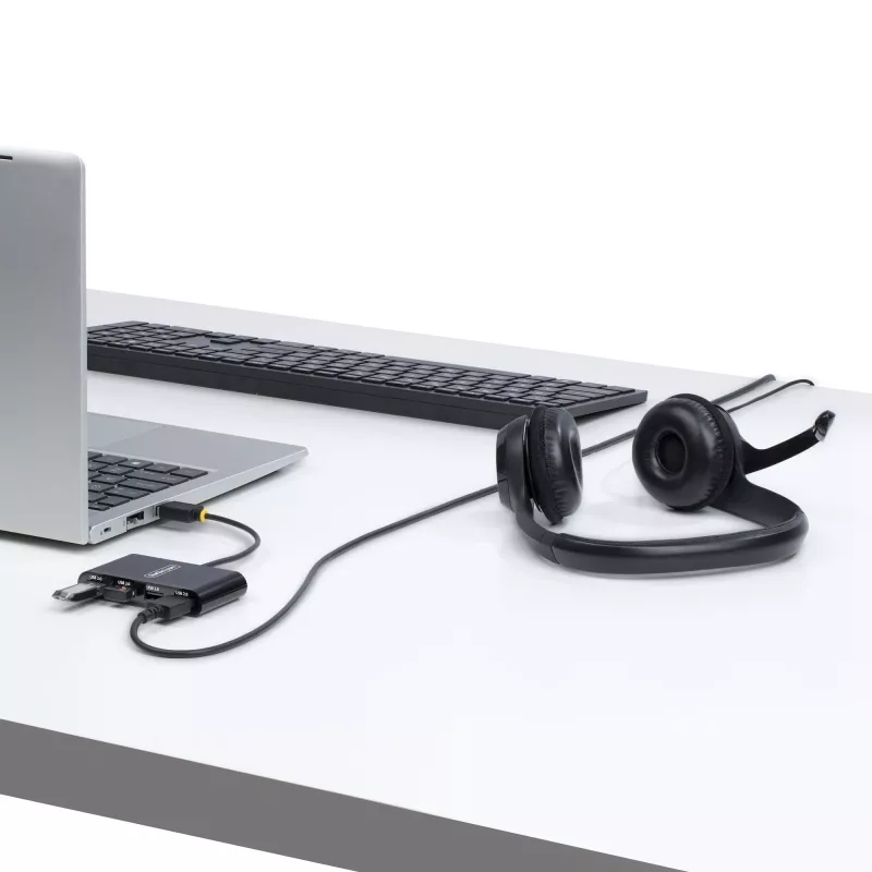 StarTech.com ST4200MINI2-USB-HUB Schnittstellen-Hub USB 2.0 480 Mbit/s Schwarz