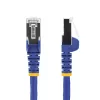 StarTech.com 2 m Blau CAT8 Ethernet-Kabel, rastnasenfreier RJ45, 25G/40G, 2000 MHz, 100 W PoE++, S/FTP, 26AWG reines blankes Kupfer, LSZH, geschirmtes Netzwerk-Patchkabel mit Zugentlastungen, einzeln getestet
