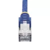StarTech.com 50cm Blaues CAT8 Ethernet-Kabel, rastnasenfreier RJ45, 25G/40G, 2000 MHz, 100 W PoE++, S/FTP, 26AWG reine blanke Kupferlitze, LSZH, geschirmtes Netzwerk-Patchkabel mit Zugentlastungen, einzeln geprüft