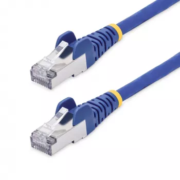 StarTech.com 1m Blaues CAT8 Ethernet-Kabel, rastnasenfreier RJ45, 25G/40G, 2000MHz, 100W PoE++, S/FTP, 26AWG reiner blanker Kupferdraht, LSZH, geschirmtes Netzwerk-Patchkabel mit Zugentlastungen, einzeln geprüft