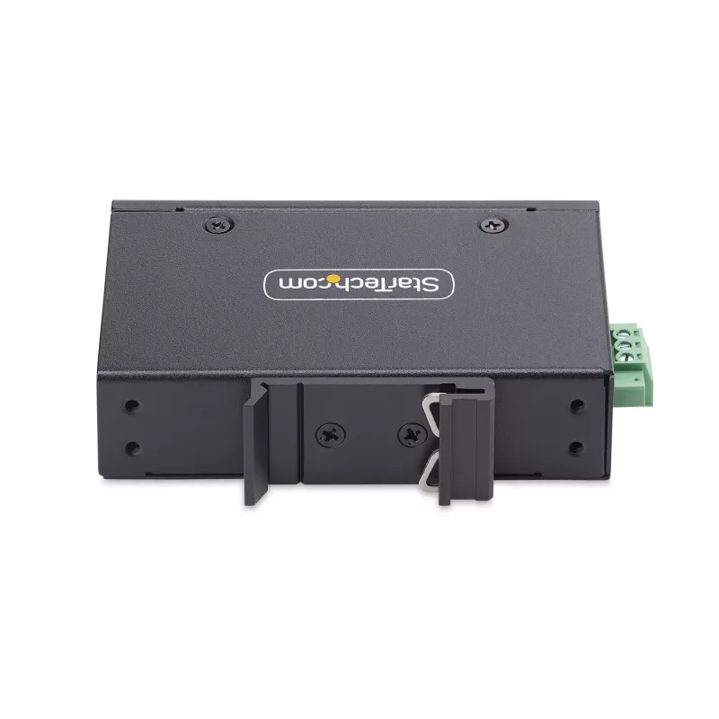 StarTech.com 5-Port Unmanaged Industrial Network Switch, 100/1000 Ethernet, DIN-Schienen-/Wandmontage, Robustes IP30 Gigabit Switch, -40 °F bis 167 °F, 9–60 V DC, TAA-konform