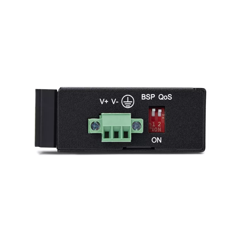 StarTech.com 5-Port Unmanaged Industrial Network Switch, 100/1000 Ethernet, DIN-Schienen-/Wandmontage, Robustes IP30 Gigabit Switch, -40 °F bis 167 °F, 9–60 V DC, TAA-konform