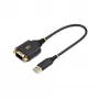 StarTech.com 1ft (30cm) USB-auf-Seriell-Adapterkabel, COM-Retention, austauschbare Muttern/Schrauben, USB-A auf DB9 RS232, FTDI IC, ESD-Schutz, Windows/macOS/Linux