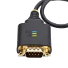 StarTech.com 1ft (30cm) USB-auf-Seriell-Adapterkabel, COM-Retention, austauschbare Muttern/Schrauben, USB-A auf DB9 RS232, FTDI IC, ESD-Schutz, Windows/macOS/Linux