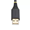 StarTech.com 1ft (30cm) USB-auf-Seriell-Adapterkabel, COM-Retention, austauschbare Muttern/Schrauben, USB-A auf DB9 RS232, FTDI IC, ESD-Schutz, Windows/macOS/Linux