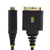 StarTech.com 1ft (30cm) USB-auf-Seriell-Adapterkabel, COM-Retention, austauschbare Muttern/Schrauben, USB-A auf DB9 RS232, FTDI IC, ESD-Schutz, Windows/macOS/Linux